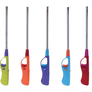 ACCENDIGAS A FIAMMA RICARICABILE LONG SEAHORSE - PIEZO H.CM 35- 16 pezzi