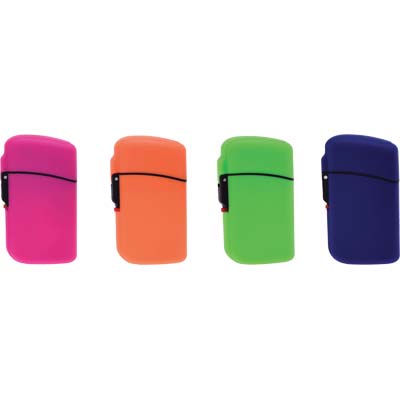 ACCENDINO RICARICABILE JET FLAME SURF - PIEZO ANTIVENTO COLORI MIX- 20 pezzi