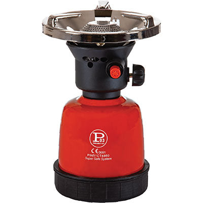 FORNELLO GAS A CARTUCCIA PIEZO PROJECT  ACCIAIO VERNICIATO KW 2,2 GR/H 160 COOK 100 P