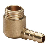 PORTAGOMMA GPL 90  ° FILETTO MASCHIO - OTTONE MM 10 1/2M- 5 pezzi