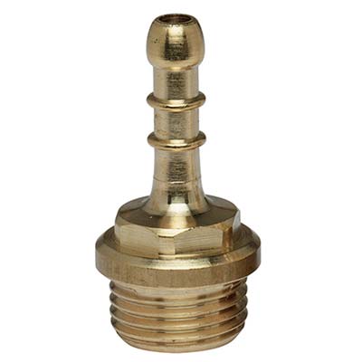 PORTAGOMMA GPL DRITTO FILETTO MASCHIO - OTTONE MM 10 1/2M- 10 pezzi