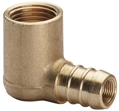 PORTAGOMMA METANO 90  ° FILETTO FEMMINA - OTTONE MM 14 1/2F- 5 pezzi