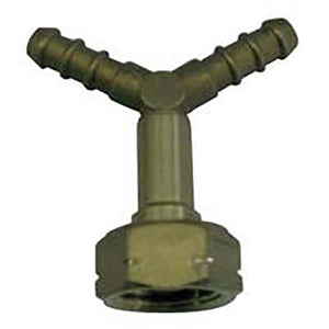 CROCIERA GPL 3 VIE + DADO BOMBOLA - OTTONE MM 10- 5 pezzi