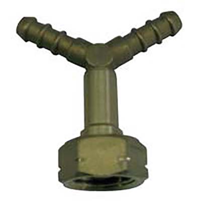 CROCIERA GPL 3 VIE + DADO BOMBOLA - OTTONE MM 10- 5 pezzi