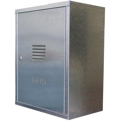 CASSETTA CONTATORE GAS  ACCIAIO ZINCATO CM 35X25 H.CM 45