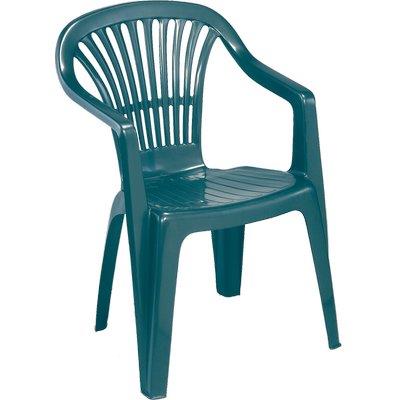 SEDIA SCILLA + BRACCIOLI PROGARDEN  PP VERDE CM 54X53 H.CM 80