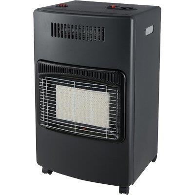 STUFA GAS GPL INFRAROSSI MITRA VENTILATA  NERO WATT 4200 CM 42X38 H.CM 72