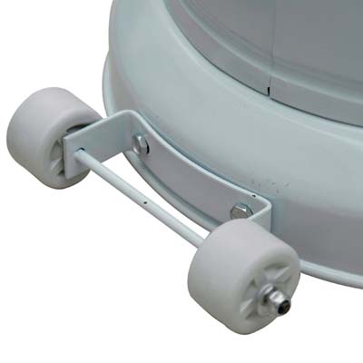 RUOTE STUFA GAS GPL A FUNGO DOMUS  + STAFFA