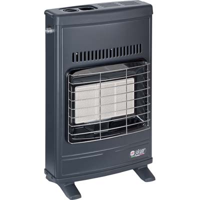 STUFA GAS GPL INFRAROSSI A PARETE ECO 40 SICAR  GRIGIO WATT 4200 CM 43X15 H.CM 64