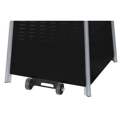 RUOTE STUFA GAS PIRAMIDE DOMUS  + STAFFA