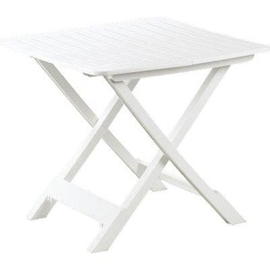 TAVOLO TEVERE PROGARDEN  PP BIANCO CM 80X72 H.CM 70
