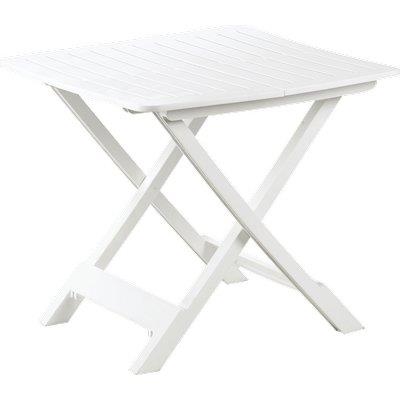 TAVOLO TEVERE PROGARDEN  PP BIANCO CM 80X72 H.CM 70