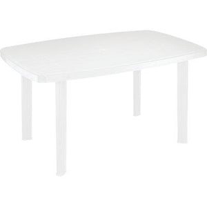 TAVOLO FARO PROGARDEN  PP BIANCO CM 137X85 H.CM 72