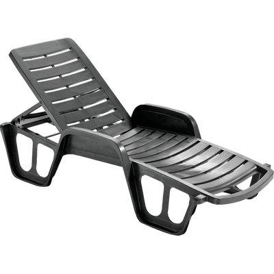 LETTINO IMPILABILE PROGARDEN - PP ANTRACITE CM 71X192 H.CM 46