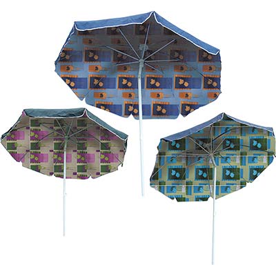 OMBRELLONE MARE COVER DOMUS  ACCIAIO/COTONE DUPLEX MT 2