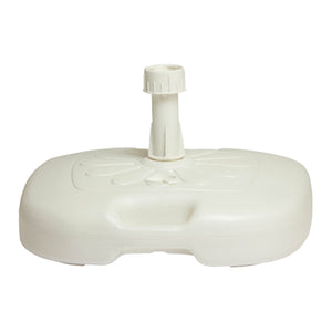 BASE X OMBRELLONE PEHD MEDIUM - BIANCO CM 45X45 F.MM 22/35- 5 pezzi