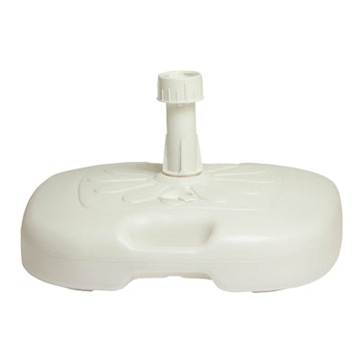 BASE X OMBRELLONE PEHD MEDIUM - BIANCO CM 45X45 F.MM 22/35- 5 pezzi