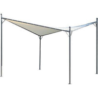 GAZEBO ZANTE DOMUS  ACCIAIO/POLY MT 3,5X3,5  
