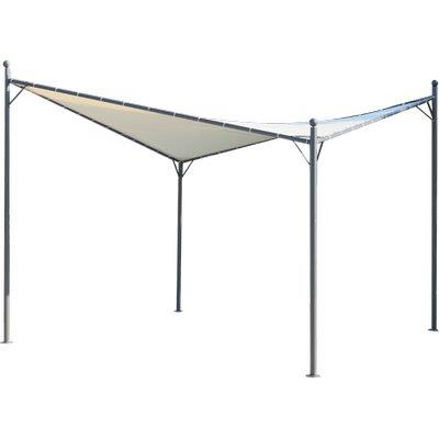 GAZEBO ZANTE DOMUS  ACCIAIO/POLY MT 3,5X3,5  