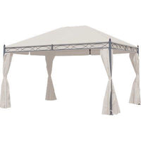 TENDA LATERALE GAZEBO NAPOLI DOMUS  ACCIAIO/POLY MT 3X4