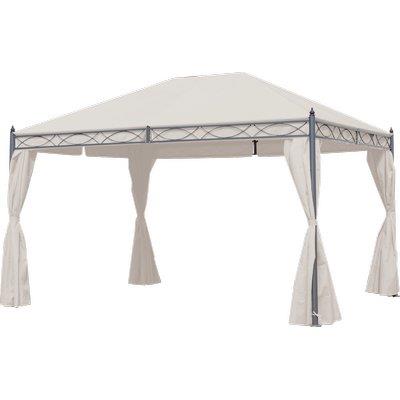 TENDA LATERALE GAZEBO NAPOLI DOMUS  ACCIAIO/POLY MT 3X4