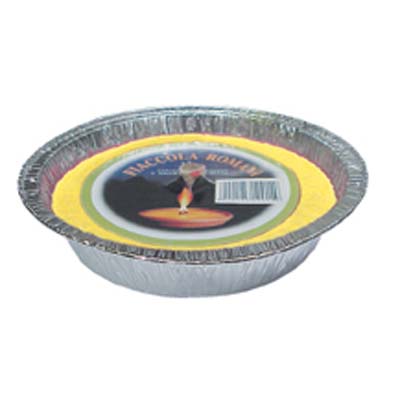 FIACCOLA ALLUMINIO ZANZARILLO - CITRONELLA CM 14 H.MM 25- 50 pezzi