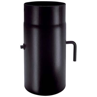 TUBO LEGNA + SERRANDA PLUS NERO OPACO SAVE  CM 13 H.CM  25