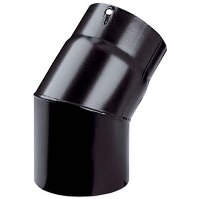 GOMITO LEGNA 45  ° PLUS NERO OPACO SAVE  CM 13