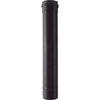 TUBO PELLET LIGHT NERO OPACO SAVE  CM  8 H.CM  50