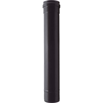 TUBO PELLET LIGHT NERO OPACO SAVE  CM  8 H.CM  50