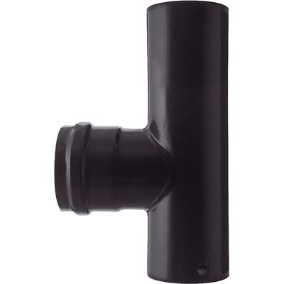 TUBO A TEE PELLET MMF NERO OPACO SAVE  CM  8 MMF