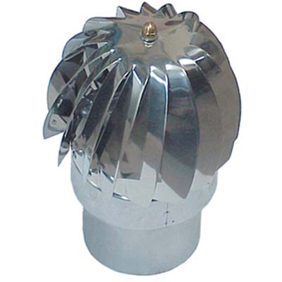 VENTOLINO GIREVOLE BASE TONDA MASCHIO INOX 304  CM 25