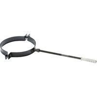 COLLARE REGGITUBO PELLET NERO OPACO SAVE  CM 10 + TASSELLO