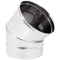 GOMITO INOX AISI 304 45  °  CM 14