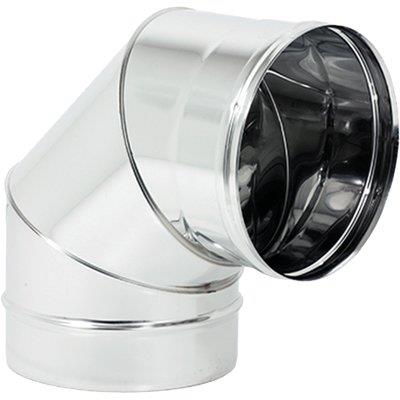 GOMITO INOX AISI 304 90  °  CM 25