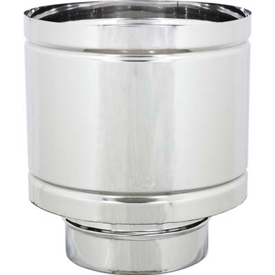 TERMINALE SCARICO A BOTTE MASCHIO ACCIAIO INOX 304  CM 13 H.CM 23