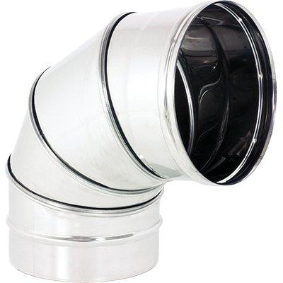 GOMITO INOX AISI 316 90  ° GIREVOLE  CM 25