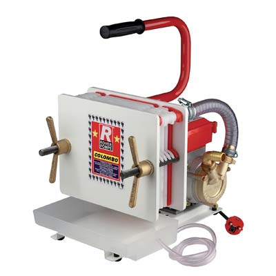 FILTRO ENOLOGICO COLOMBO  6 ROVER  VOLT 230 WATT 340 LT/H 200/300 PIASTRE 6 CM 20X20