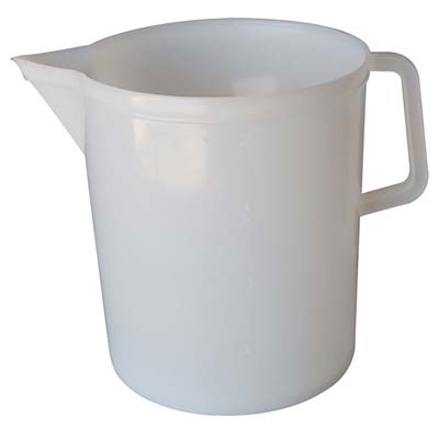 BOCCALE GRADUATO STEFANPLAST - PP BIANCO LT 2- 10 pezzi