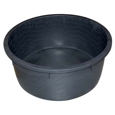 MASTELLONE TONDO NERO ICS  LDPE LT  285  CM 96 H.CM 55