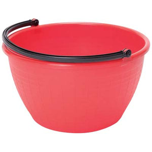 CESTA RACCOLTA TONDA ICS - PPL ROSSO LT 16- 5 pezzi