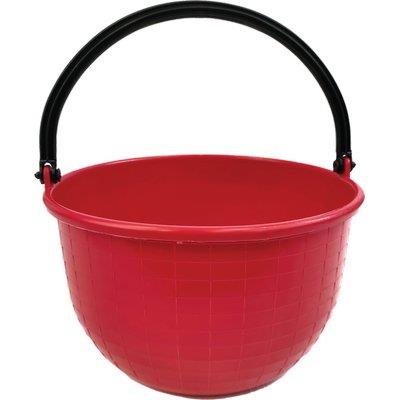 CESTA RACCOLTA TONDA - PPL ROSSO LT 14- 4 pezzi