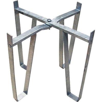 PIEDISTALLO X FUSTINO SERBATOIO PESANTE  ACCIAIO ZINCATO D.CM 38 H.CM 31 X LT 50