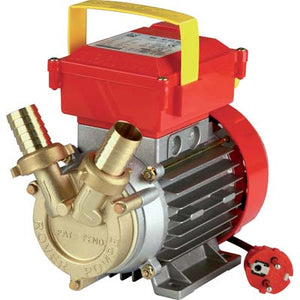 ELETTROPOMPA TRAVASO OTTONE CE ROVER  25 VOLT 230 WATT 550 LT/H 2500 H.MAX MT 25 MM 25