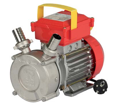 ELETTROPOMPA TRAVASO NOVAX M INOX ROVER  25 VOLT 230 WATT 375 LT/H 2400 H.MAX MT 15 MM 25