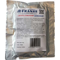 LIEVITO ENOLOGICO ZYMOFERM CEREVISIAE FRANKE - GR 75- 5 pezzi
