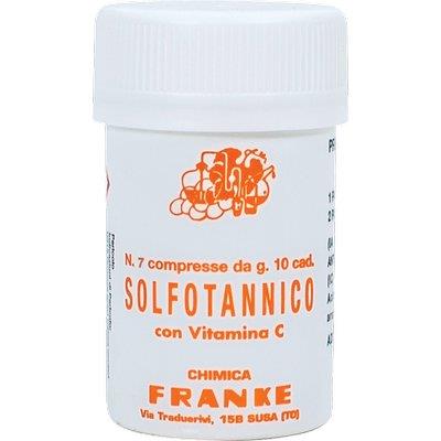 ANTIOSSIDANTE ENOLOGICO SOLFOTANNICO FRANKE - TUBO 7 PASTIGLIE GR 10- 10 pezzi