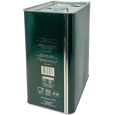 LATTINA BANDA STAGNATA FORO SINGOLO SENZA TAPPO - QUADRA F.MM 42 LT 10 (112)- 4 pezzi