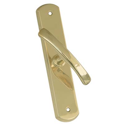 MARTELLINA RIO - OTTONE LUCIDO  PLACCA CORTA Q7- 2 pezzi