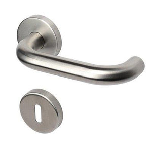 MANIGLIA OLARIX ROSETTA FORO PATENT COTTALI - ACCIAIO INOX SATINATO CF=PZ 2- 1 confezioni